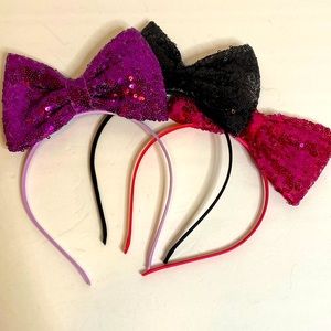 3 sequins headbands for girls
